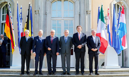 Ngoại trưởng sáu nước sáng lập EU tại Berlin, Đức sáng ngày 25-6